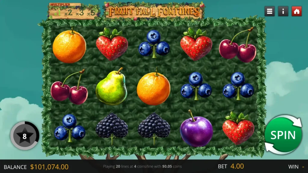 Fruit Fall Fortunes Screenshot