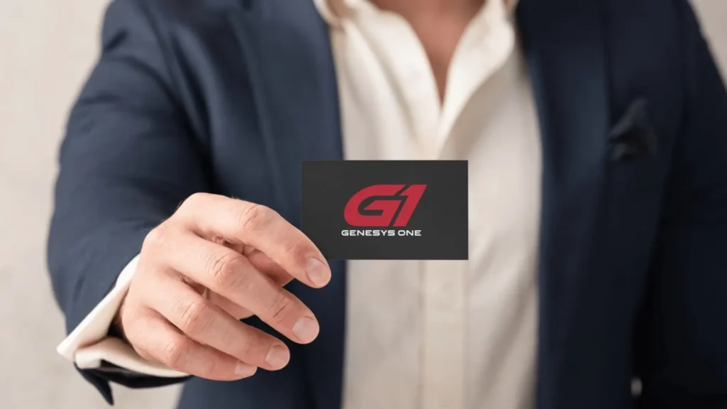 Genessys One business card for iGB London 2025