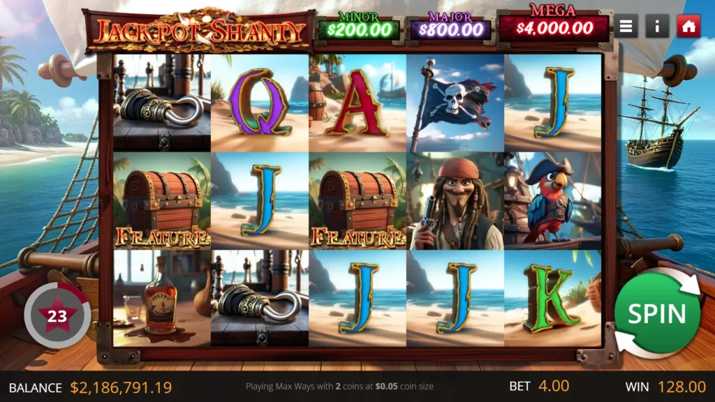 Jackpot Shanty Screenshot