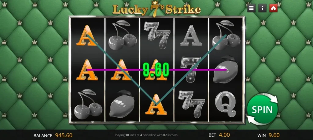 Lucky 7s Strike Screenshot Win