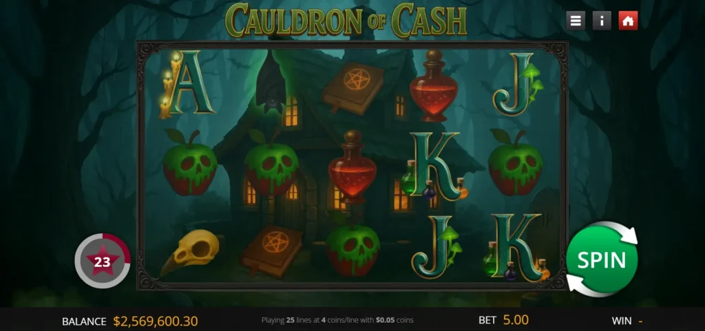 Cauldron Of Cash Screenshot