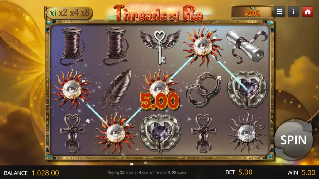 Threads Of Ra Winning Screenshot