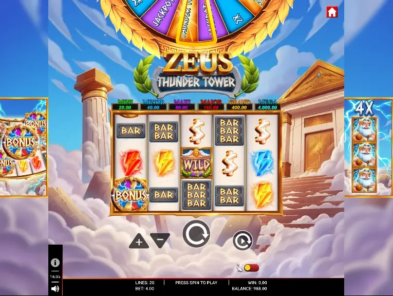 Zeus Thunder Tower Screenshot