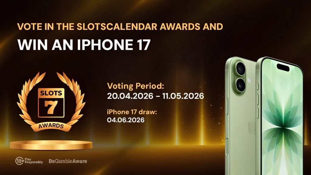 iPhone 17 Prize for SlotsCalendar Awards