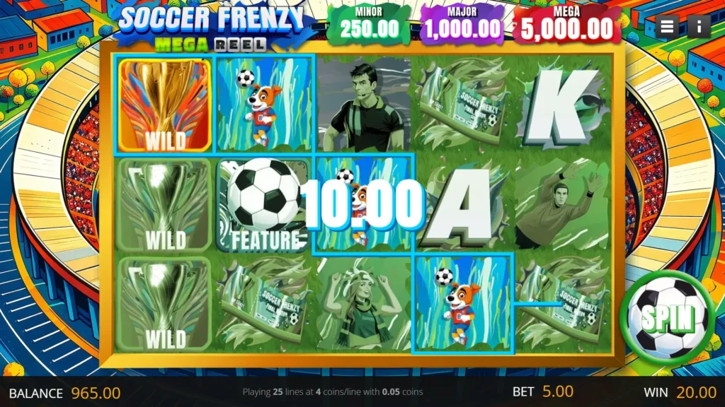 Soccer Frenzy Win screenshot