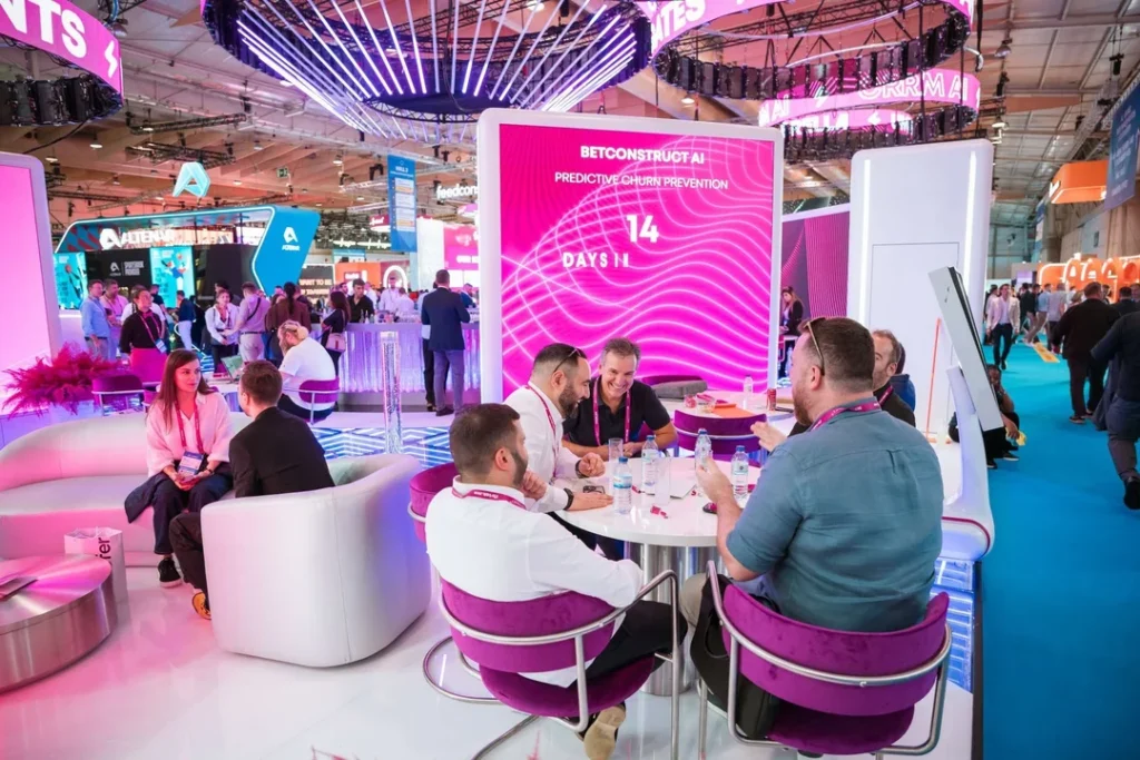 SBC Summit networking meeting between iGaming industry professionals