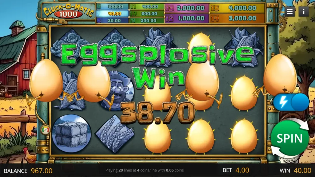 Cluck-O-Matic 1000 Win Screenshot